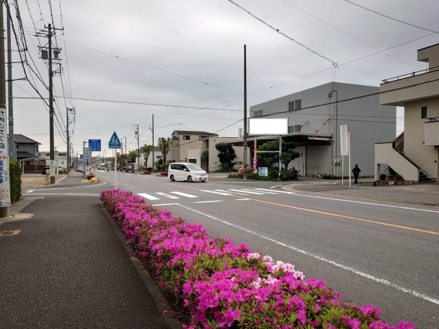 信号のない横断歩道