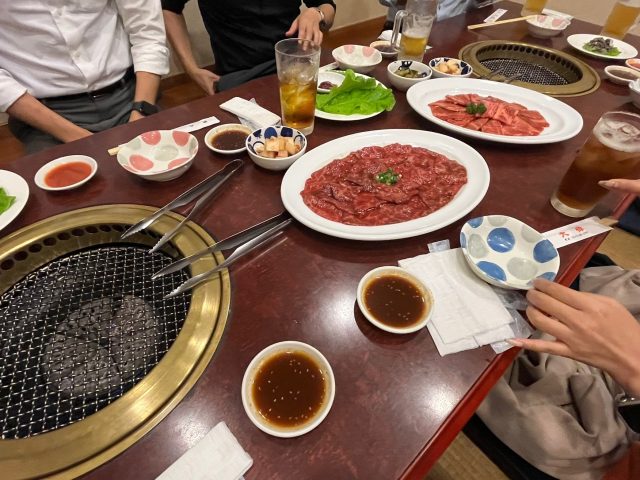 蒲郡店全員で焼肉