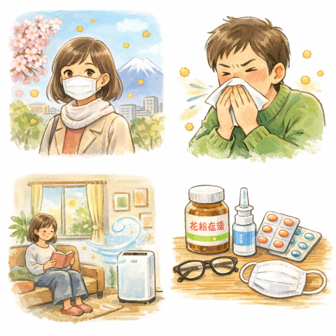 花粉症　